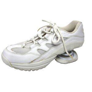Z-Coil Womens Size 10 Freedom Athletic Mesh Leather Shoes Classic White Open